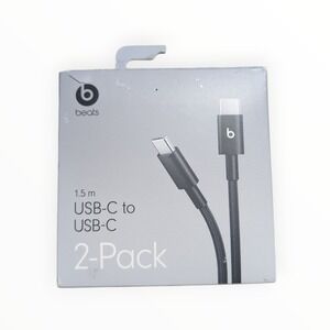 D7-O Beats USB-C to USB-C Woven Cables (1.5 m) Bolt Black ⬇️